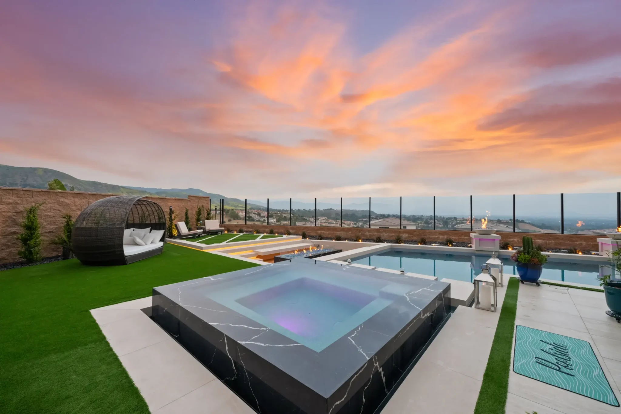 luxury pool builders county orange ca