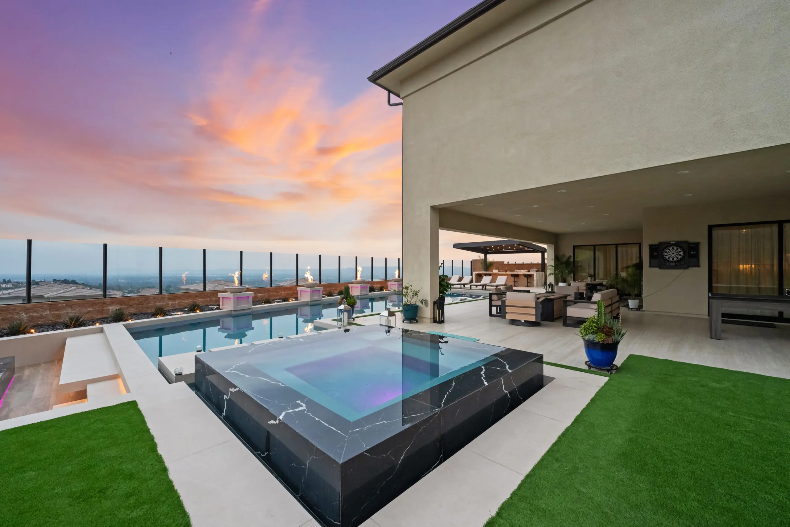 Swimming pool remodeling construction process in Orange County CA